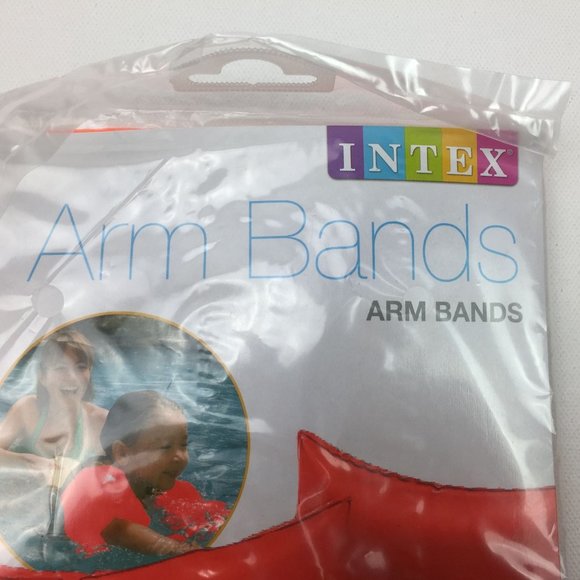 Intex Arm Band Pool Floaties Bright Orange 3-6 Years Swim Safety 2 Ari Chambers - Picture 2 of 8